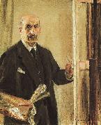 Max Liebermann Self-portrait. oil